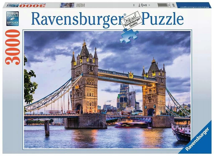 Puzzle Ravensburger Londyn wspaniale miasto 3000 elementów (4005556160174) - obraz 1