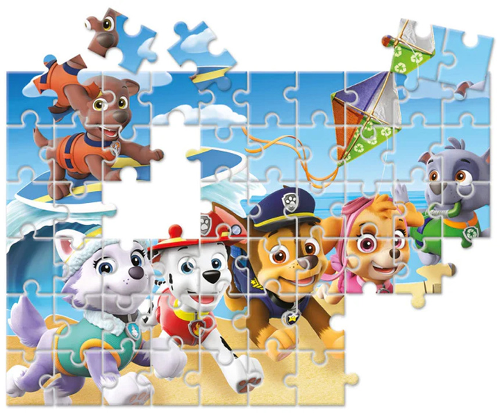 Puzzle Clementoni Super Kolor Psi Patrol 60 elementów (8005125260911) - obraz 2