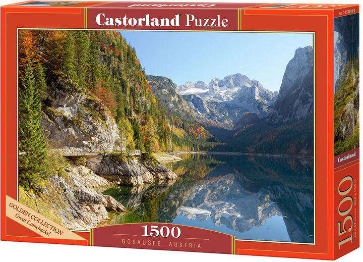 Puzzle Castor Gosausee Austria 1500 elementów (5904438152018) - obraz 1