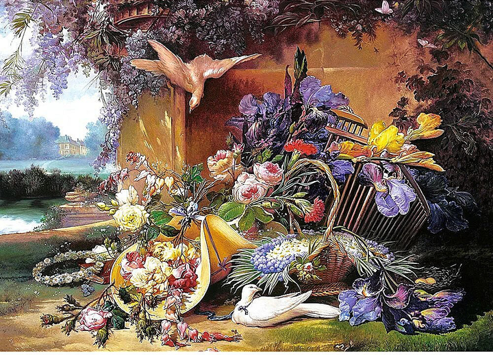 Puzzle Castor Elegant Still Life with Flowers 2000 elementów (5904438200276) - obraz 2