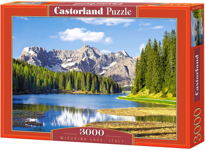 Puzzle Castor Jezioro Misurina Italia (5904438300198) - obraz 1
