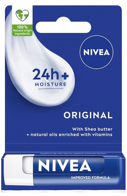 Живильна помада Nivea Original 4.8 г (9005800362915) - зображення 1