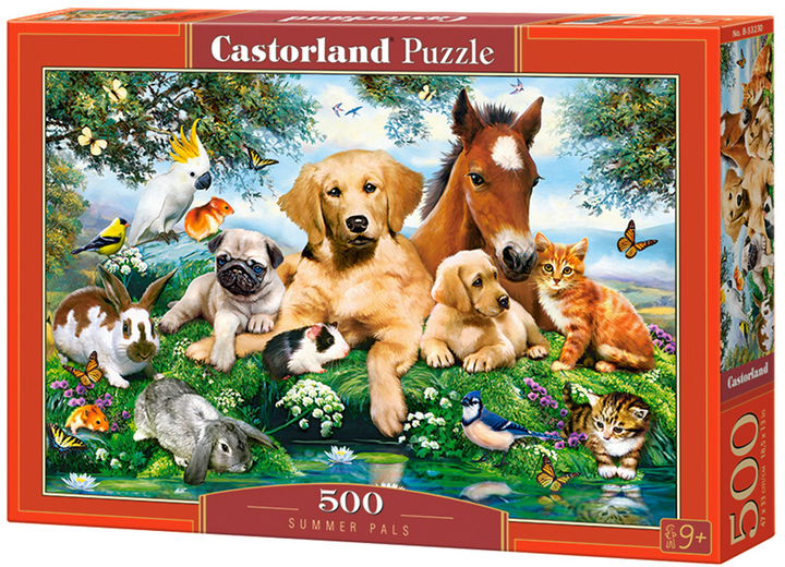 Puzzle Castor Summer Pals 500 elementów (5904438053230) - obraz 1