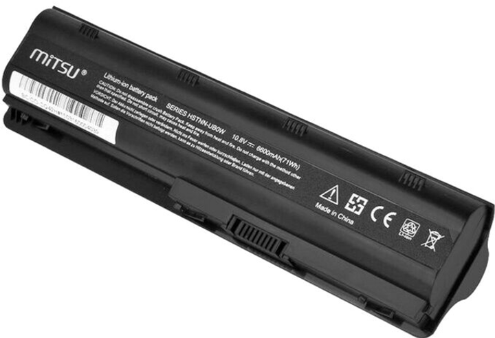 Акумулятор Mitsu для ноутбуків Compaq Presario CQ42, CQ62, CQ72 10.8-11.1V 6600 mAh (71 Wh) (BC/CO-CQ42H) - зображення 2