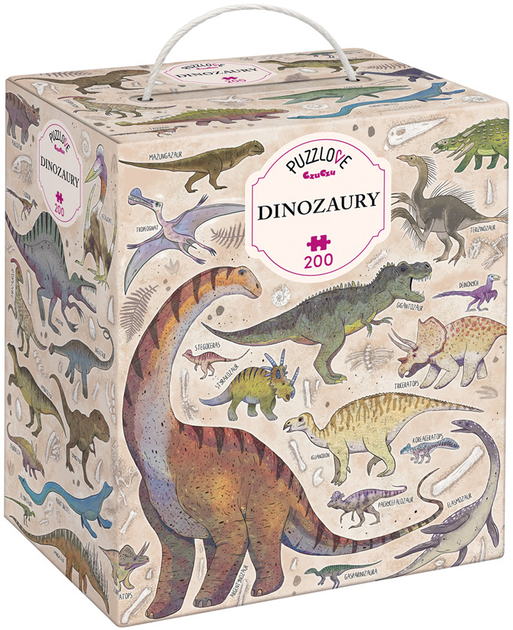 Puzzle Czuczu Puzzlove Dinozaury 200 elementów (5902983492306) - obraz 1