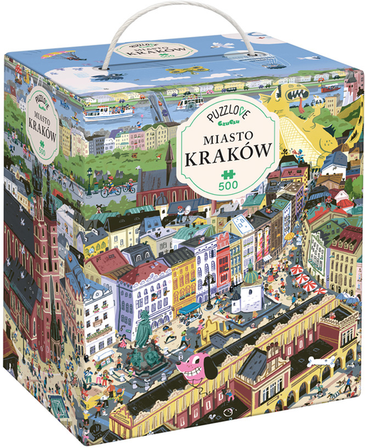 Puzzle Czuczu Puzzlove Miasto Kraków 500 elementów (5902983491897) - obraz 1