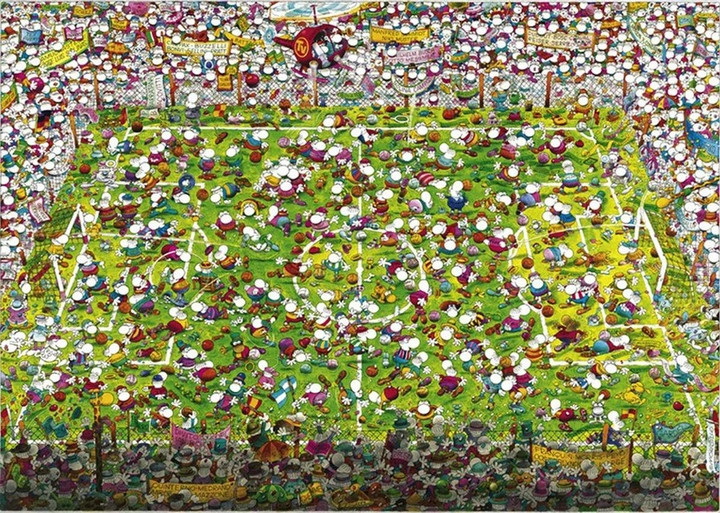 Puzzle Heye Mordillo Crazy World Cup 4000 elementów (4001689290726) - obraz 2