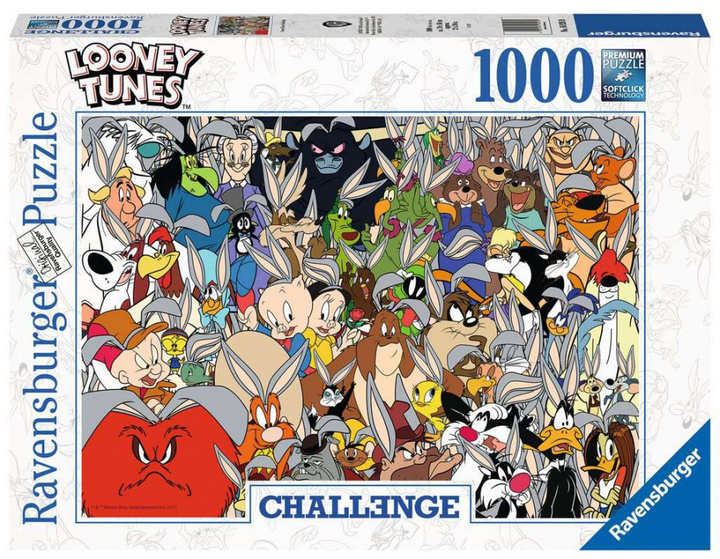 Пазл Ravensburger Looney Tunes Challenge 1000 елементів (4005556169269) - зображення 1