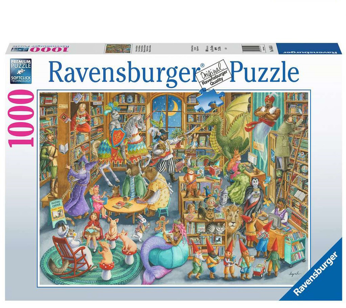 Puzzle Ravensburger Północ w bibliotece 1000 elementów (4005556164554) - obraz 1
