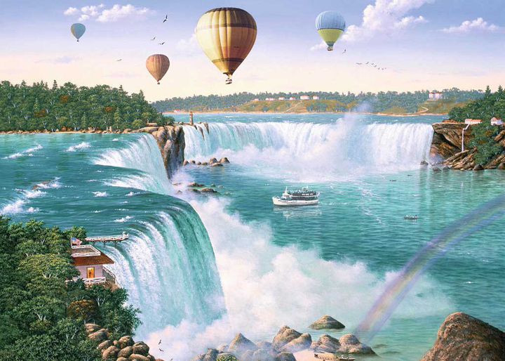 Puzzle Ravensburger Wodospad Niagara 1000 elementów (4005556198719) - obraz 2