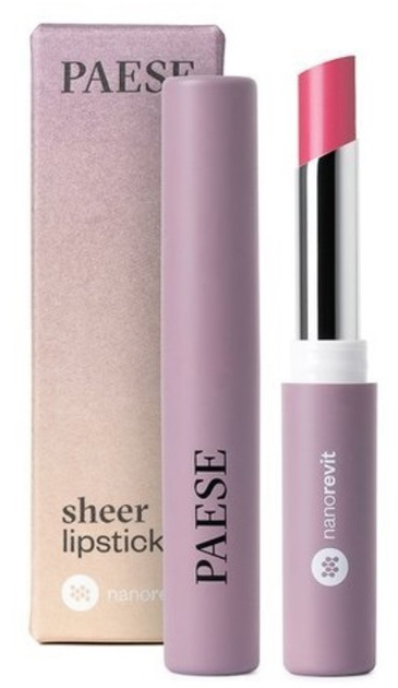 Помада Paese Nanorevit Sheer Lipstick 31 Natural Pink 4.3 г (5902627616952) - зображення 1