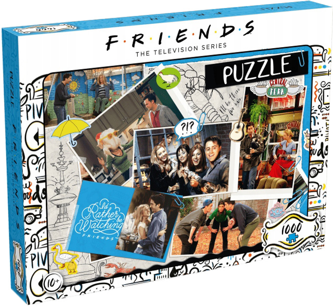Puzzle Winning Moves Przyjaciele Scrapbook 1000 elementów (5036905039611) - obraz 1