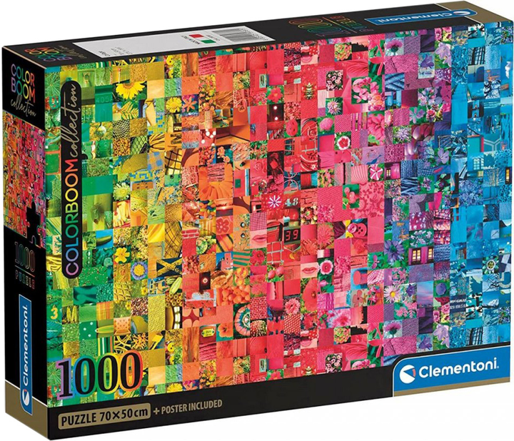 Puzzle Clementoni Compact Colorboom Collection 1000 elementów (8005125397815) - obraz 1