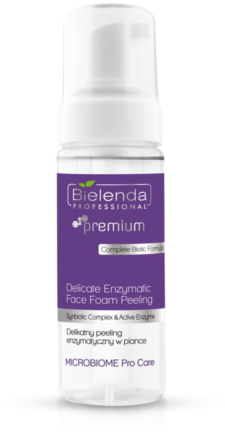 Peeling enzymatyczny w piance Bielenda Professional Microbiome Pro Care delikatny 160 ml (5902169031305) - obraz 1