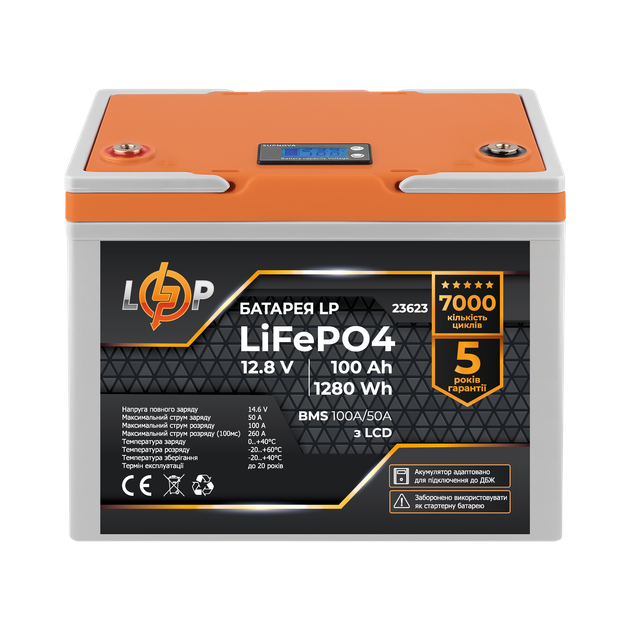 Комплект резервного питания LP (LogicPower) ИБП + литиевая (LiFePO4) батарея (UPS W500+ АКБ LiFePO4 1280Wh) - изображение 4