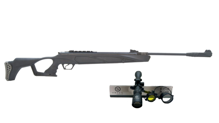 Пневматическая винтовка Hatsan 125 Pro с усиленной газовой пружиной и Оптическим прицелом 3-9х40 Ortex - изображение 1