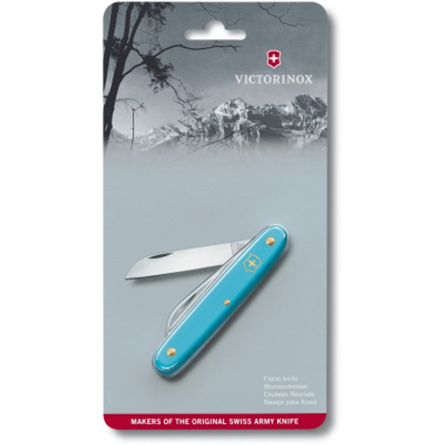 Нож Victorinox Floral Matt Blue Blister (3.9050.25B1) - изображение 2