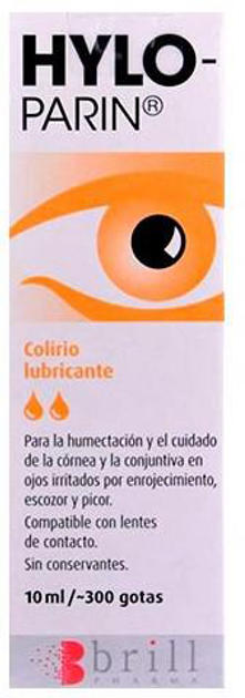 Krople do oczu Brill Pharma Hylo - Parin 10 ml (8470001689368) - obraz 1