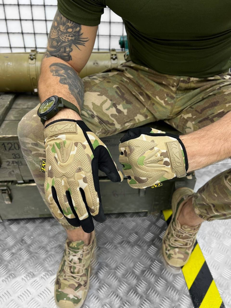 Тактичні рукавички Urban Defender Tactical Gloves Multicam XL - изображение 1