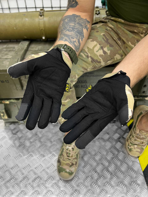Тактичні рукавички Urban Defender Tactical Gloves Multicam XL - зображення 2