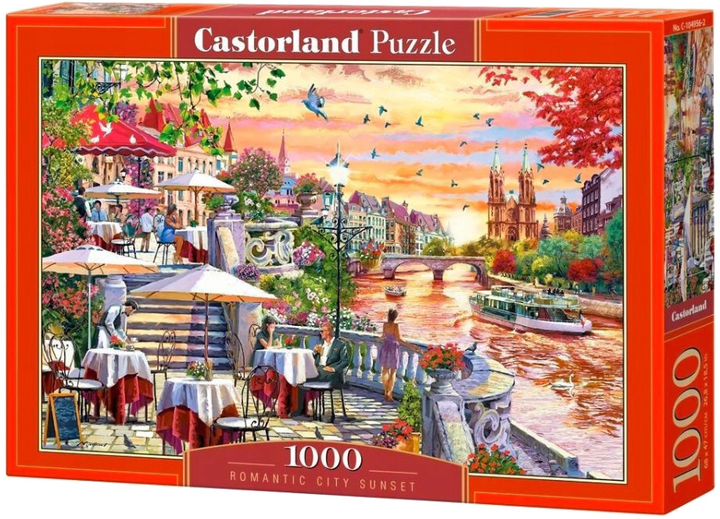 Puzzle Castor Romantyczny zachód słońca 1000 elementów (5904438104956) - obraz 1