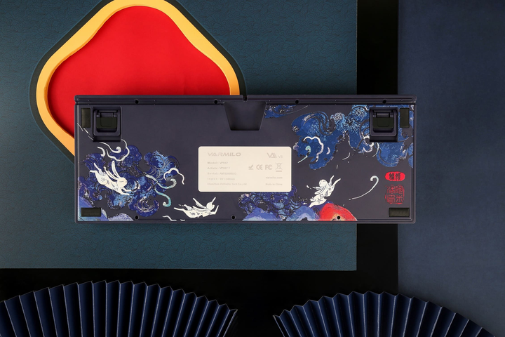 Клавіатура бездротова Varmilo VPE87 Chang'e 87Key K-Prestige Light Wireless Blue (A50A054F6A3A01A043) - зображення 14