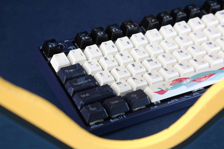 Клавіатура бездротова Varmilo VPE87 Chang'e 87Key K-Prestige Light Wireless Blue (A50A054F6A3A01A043) - зображення 16