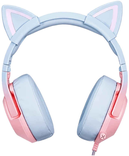 Słuchawki Onikuma K9 USB Cat Ear Pink blue (ON-K9_CAT/RB) - obraz 4