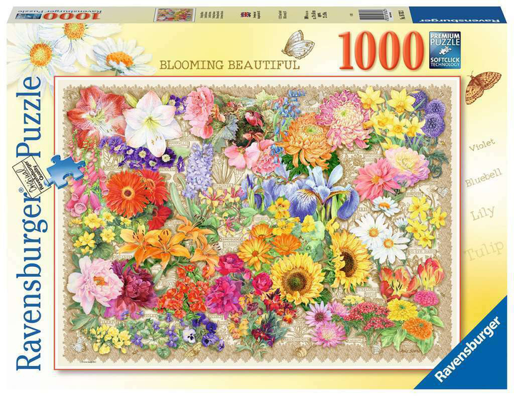 Puzzle Ravensburger Kwitnące kwiaty 1000 elementów (4005556167623) - obraz 1