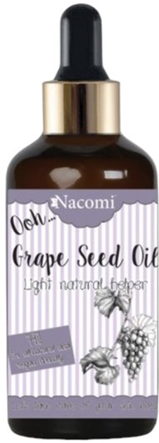 Olej do ciała Nacomi Grape Seed Oil z pipetą 50 ml (5902539701463) - obraz 1