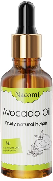 Olejek do ciała Nacomi Avocado Oil z pipetą 50 ml (5902539701456) - obraz 1