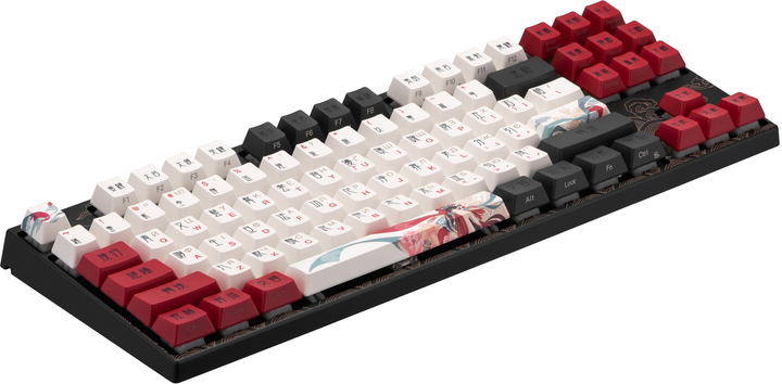 Клавіатура дротова Varmilo VEM87 Beijing Opera 87Key EC V2 Iris USB Black (A33A028C3A3A17A025) - зображення 3
