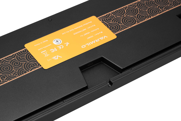 Клавіатура дротова Varmilo VEM87 Beijing Opera 87Key EC V2 Iris USB Black (A33A028C3A3A17A025) - зображення 9