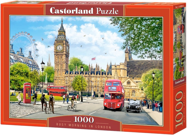 Puzzle Castor Poranek w Londynie 1000 elementów (5904438104963) - obraz 1