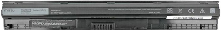 Акумулятор Mitsu для ноутбуків Dell Inspiron 15 3451 14.4-14.8V 2200 mAh (33 Wh) (DC/DE-15) - зображення 5