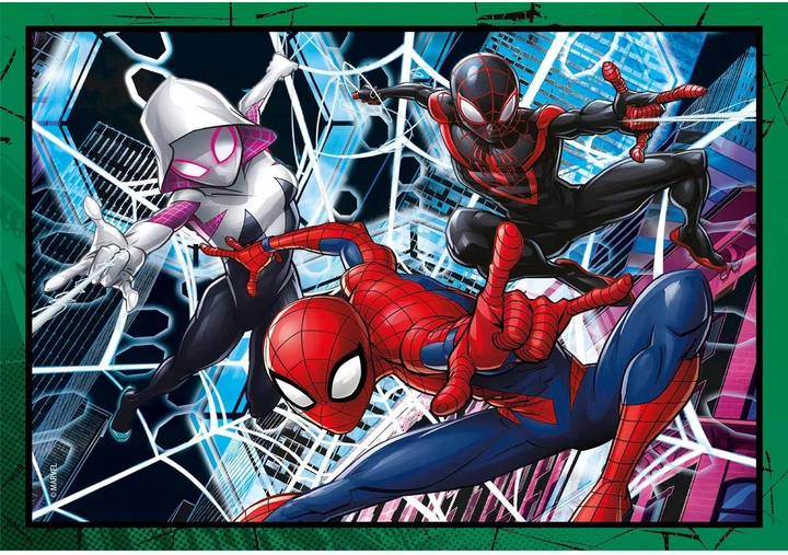 Puzzle 4 w 1 Clementoni Spider-Man 72 elementów (8005125215157) - obraz 3