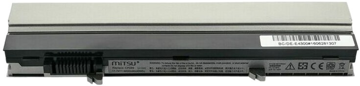 Акумулятор Mitsu для ноутбуків Dell Latitude E4300 10.8-11.1V 4400 mAh (49 Wh) (BC/DE-E4300) - зображення 2