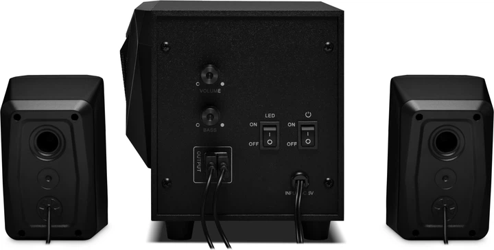 System głośnikowy Redragon Toccata RGB 2.1 Black (6950376781499) - obraz 4