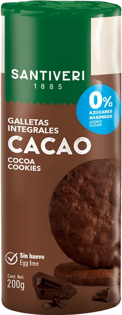 Ciastko Santiveri Digestive Cacao Biscuits 200 g (8412170028579) - obraz 1