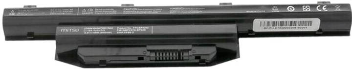 Акумулятор Mitsu для ноутбуків Fujitsu Lifebook E753 10.8-11.1V 4400 mAh (48 Wh) (5BM735-BC/FU-E753) - зображення 2