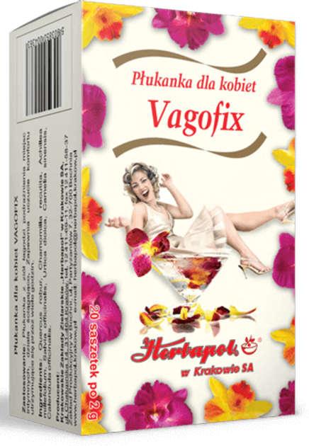 Płukanka do higieny intymnej Herbapol Vagofix 20 x 2 g (5903850004363) - obraz 1