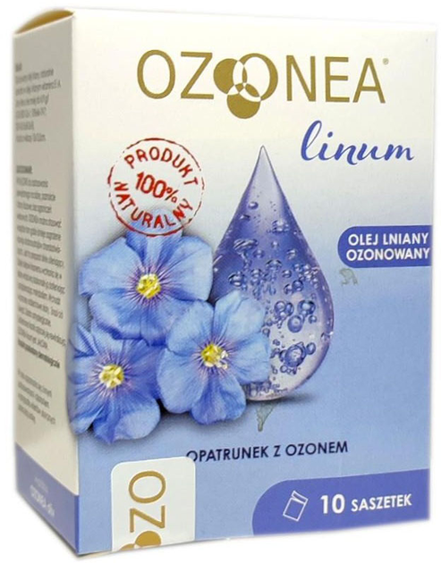 Пов'язка з озонованою лляною олією Ozonfix Ozonea Linum 1.5 мл x 10 шт (5904730836487) - зображення 1