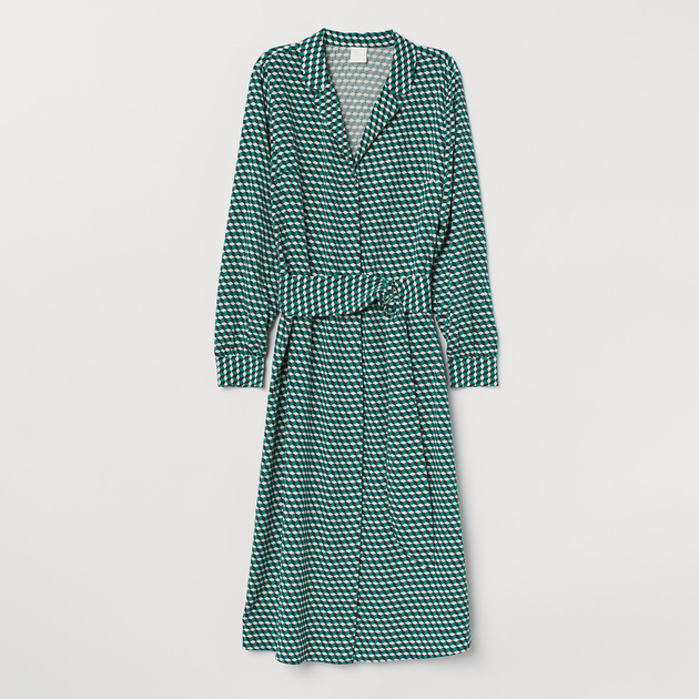 Сукня-сорочка міді жіноча H&M 0717779_009 32 Зелена (СА2000001998472) від Rozetka на платформі USKIDKA Акція на Сукня-сорочка міді жіноча H&M 0717779_009 32 Зелена (СА2000001998472) від Rozetka
