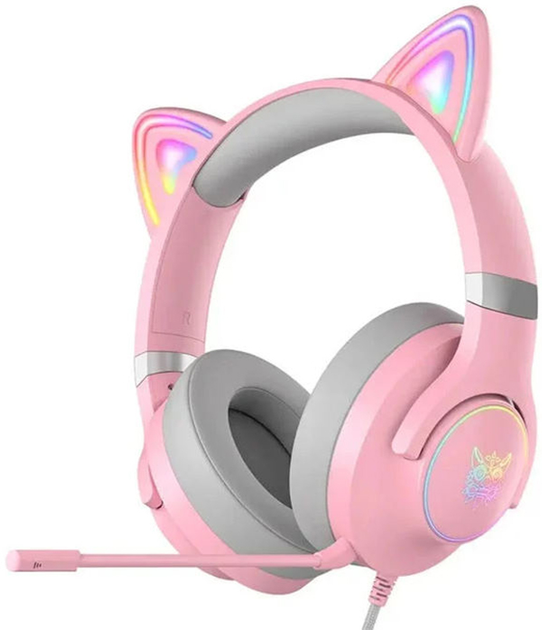 Słuchawki Onikuma X30 Cat Ear Pink (ON-X30/PK) - obraz 1