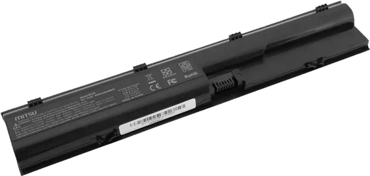 Акумулятор Mitsu для ноутбуків HP ProBook 4330s, 4530s 10.8-11.1V 4400 mAh (48 Wh) (BC/HP-4330S) - зображення 3