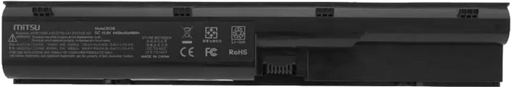Акумулятор Mitsu для ноутбуків HP ProBook 4330s, 4530s 10.8-11.1V 4400 mAh (48 Wh) (BC/HP-4330S) - зображення 6
