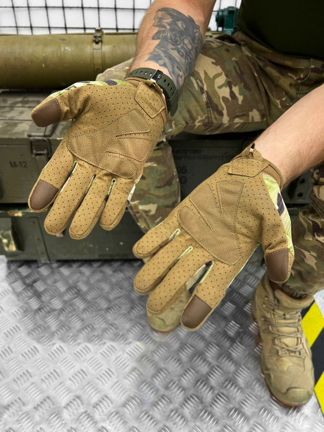 Тактичні рукавички Elite Tactical Multicam XXL - зображення 2