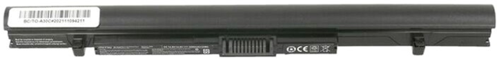 Акумулятор Mitsu для ноутбуків Toshiba A30-C, A40-C 14.8-14.4V 2200 mAh (33 Wh) (5BM726-BC/TO-A30C) - зображення 3