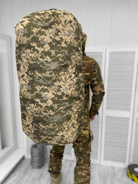 Тактична Сумка-Баул Tactical Bag Backpack 150 л Піксель - зображення 1