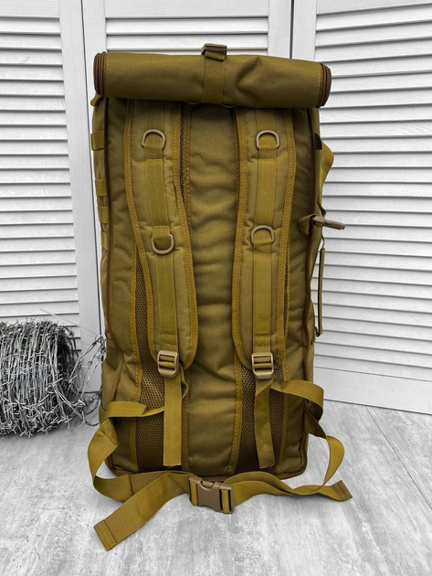 Рюкзак тактичний Tactical Backpack Coyote 70 л - зображення 1
